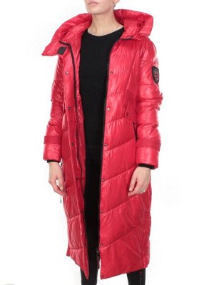 888-1 RED Пальто зимнее женское HaiLuoZi (200 гр. холлофайбер)
