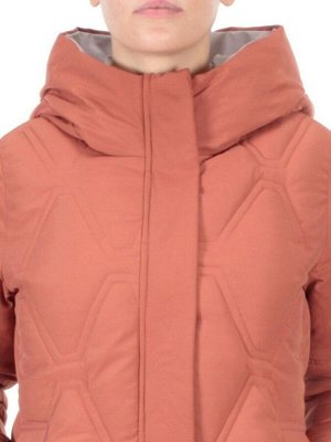 2158  TERRACOTTA Пальто зимнее облегченное  женское YINGPENG (150 гр. холлофайбер)