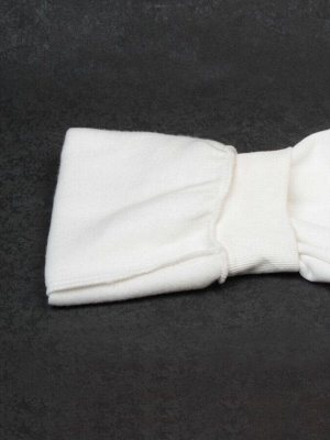 M041 WHITE Брюки спортивные женские на флисе (100% хлопок) 7986