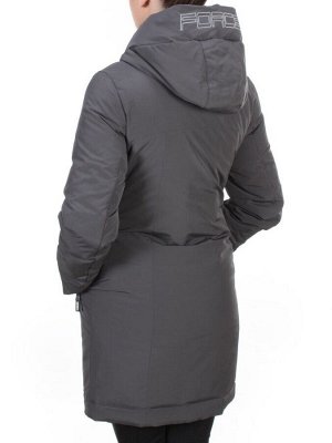 8802 DARK GRAY Пальто зимнее женское CLOUD LAG CAT  (200 гр. холлофайбер)