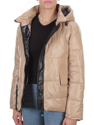 8268 BEIGE Куртка демисезонная женская BAOFANI (100 гр. синтепон)