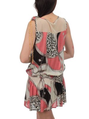 NK3910 CORAL Платье летнее (65% хлопок, 35% вискоза)