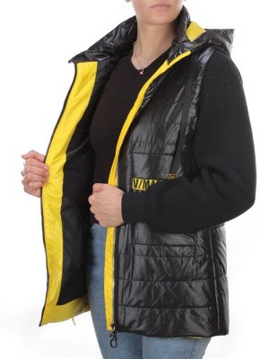 8255 BLACK Куртка демисезонная женская BAOFANI (100 гр. синтепон)