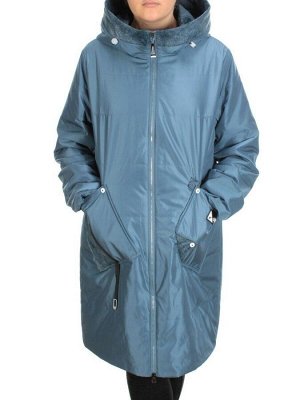 BM-15 GRAY/BLUE Куртка демисезонная женская (100 гр. синтепон)