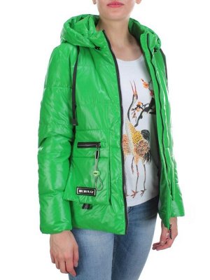 8266 GREEN Куртка демисезонная женская BAOFANI (100 гр. синтепон)
