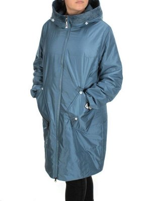 BM-15 GRAY/BLUE Куртка демисезонная женская (100 гр. синтепон)