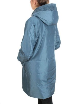 BM-15 GRAY/BLUE Куртка демисезонная женская (100 гр. синтепон)