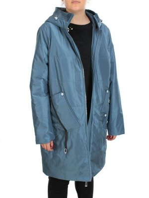 BM-15 GRAY/BLUE Куртка демисезонная женская (100 гр. синтепон)