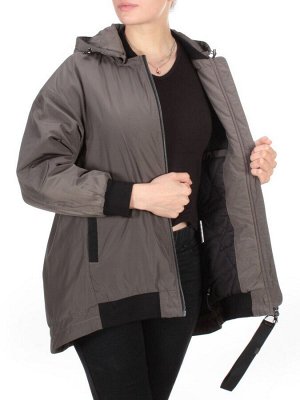 9703 DARK GRAY Куртка демисезонная женская RIKA (100 гр. синтепон)
