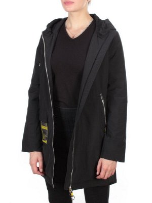 0828 BLACK Куртка демисезонная женская RIKA (100 гр. синтепон)
