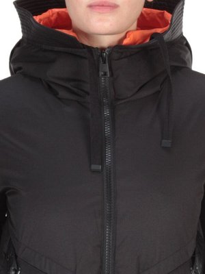 GWD21336P BLACK Пальто зимнее женское PURELIFE (200 гр. холлофайбер)