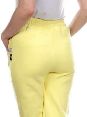 11 YELLOW Брюки спортивные женские на флисе (100% хлопок) 7986