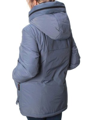 21-977 GRAY/BLUE Куртка зимняя женская (200 гр. холлофайбера)