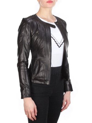 330 DARK BROWN Куртка кожаная женская