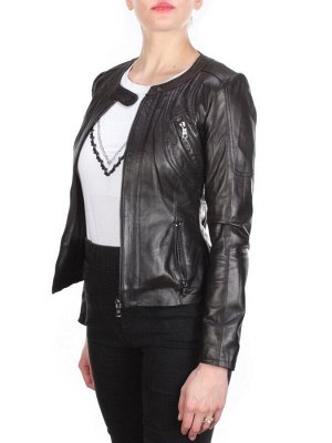 330 DARK BROWN Куртка кожаная женская