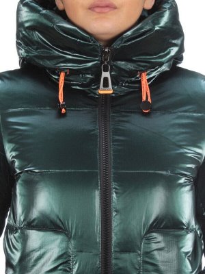 8018 DK. GREEN Пальто женское зимнее JARIUS (200 гр. холлофайбера)