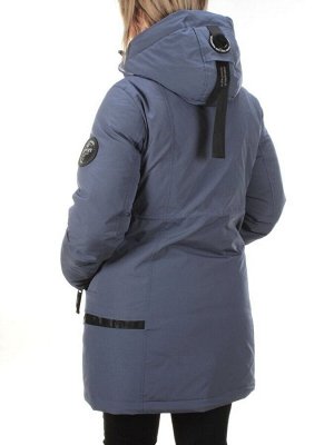 M2007 GRAY/LT. BLUE Пальто зимнее женское MARIA