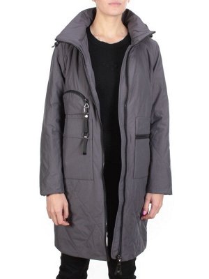 M-5022 DARK GRAY Куртка демисезонная женская CORUSKY (100 гр. синтепон)