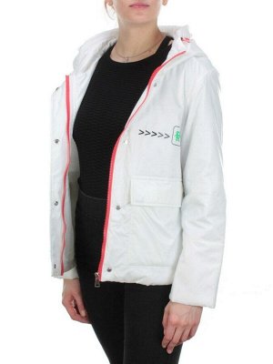 005 WHITE Куртка демисезонная женская (100 гр. синтепон)