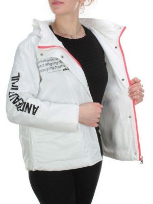 005 WHITE Куртка демисезонная женская (100 гр. синтепон)
