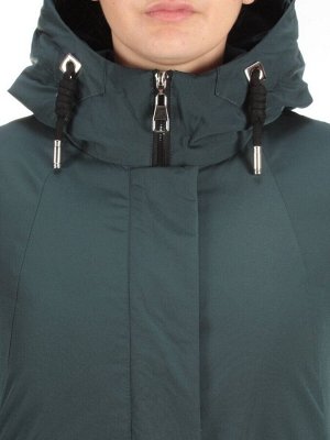 M2008 DK. GREEN Пальто зимнее женское MARIA