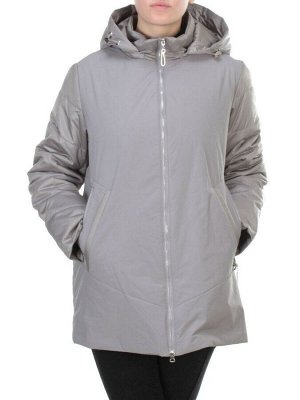 6021 GRAY Куртка демисезонная женская DATURA (100 гр. синтепон)