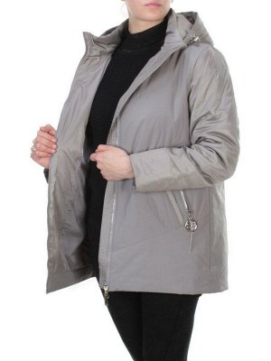 6021 GRAY Куртка демисезонная женская DATURA (100 гр. синтепон)