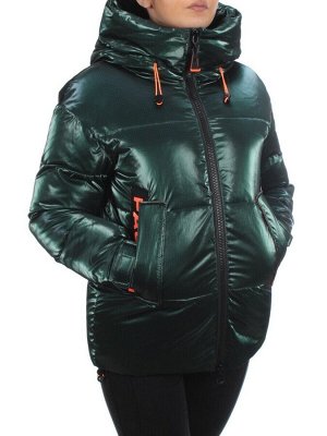 8100 DK. GREEN Пальто женское зимнее JARIUS (200 гр. холлофайбера)