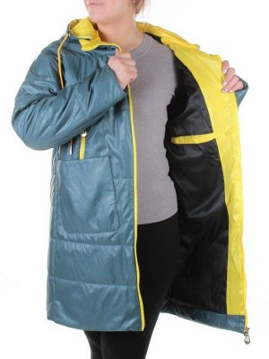 19120 GRAY/GREEN Пальто демисезонное женское AiKESDFRS