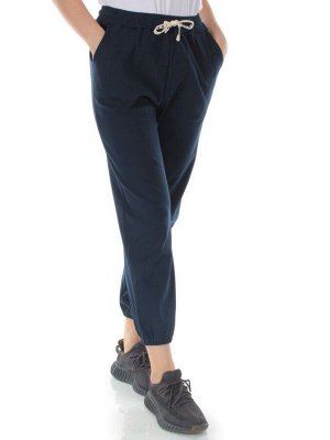 GB18401-2015B DK. BLUE Брюки спортивные женские