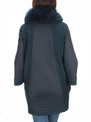 A16002 DK. BLUE Пальто зимнее женское облегченное (120 гр. холлофайбера)
