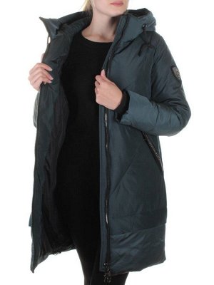 018 GREY/GREEN Куртка зимняя женская Snow Grace