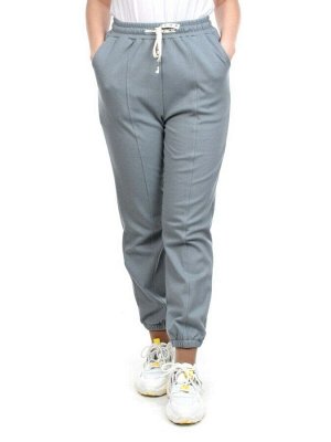 GB18401-2015B GRAY/BLUE Брюки спортивные женские