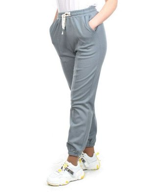 GB18401-2015B GRAY/BLUE Брюки спортивные женские