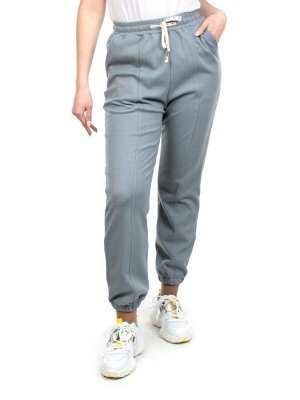 GB18401-2015B GRAY/BLUE Брюки спортивные женские