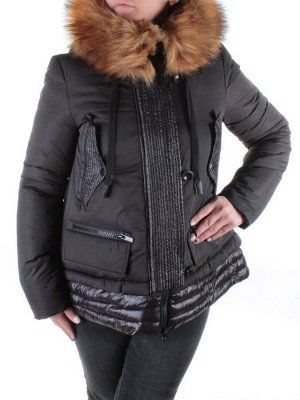 H1053 BLACK Куртка демисезонная женская Enovich