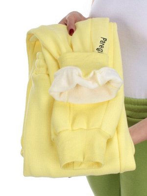 02 YELLOW Брюки спортивные женские на флисе (100% хлопок) 7986