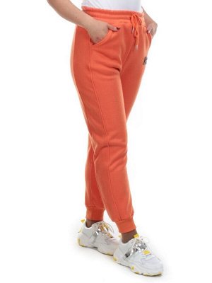 01 ORANGE Брюки спортивные женские на флисе (100% хлопок) 7986