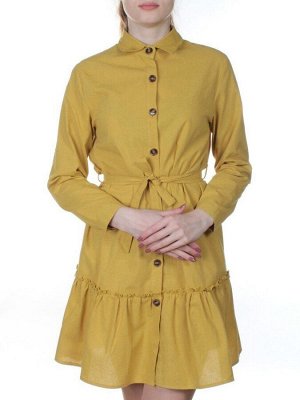 806 Платье хлопковое с рюшами Fashion