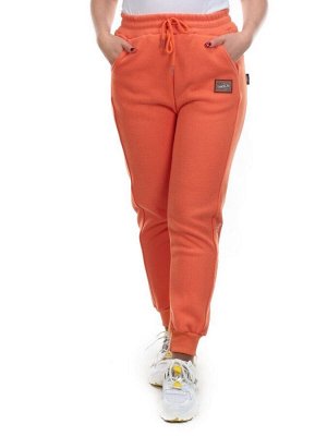 01 ORANGE Брюки спортивные женские на флисе (100% хлопок) 7986