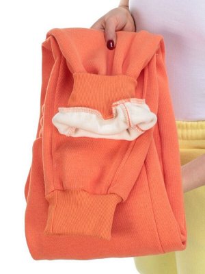 01 ORANGE Брюки спортивные женские на флисе (100% хлопок) 7986