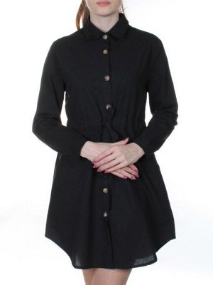 801 Платье хлопковое с поясом Fashion