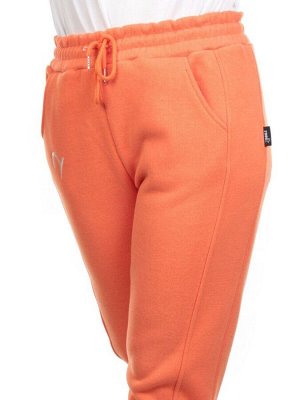 03 ORANGE Брюки спортивные женские на флисе (100% хлопок) 7986