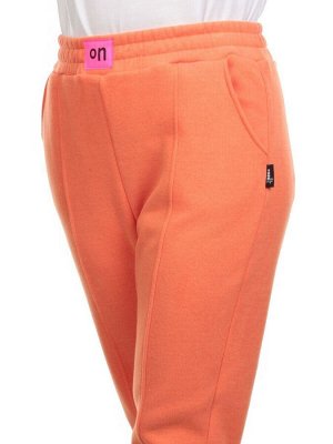 07 ORANGE Брюки спортивные женские на флисе (100% хлопок) 7986
