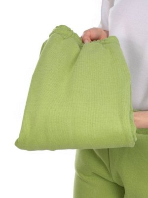 08 GREEN Брюки спортивные женские на флисе (100% хлопок) 7986