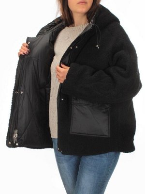 22309 BLACK Куртка зимняя двухсторонняя женская SNOW CLARITY