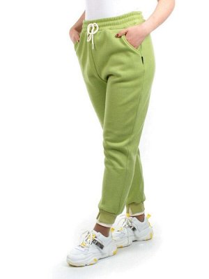 10 GREEN Брюки спортивные женские на флисе (100% хлопок) 7986