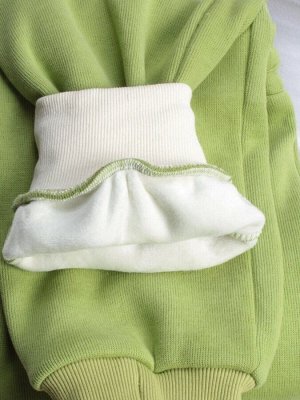 10 GREEN Брюки спортивные женские на флисе (100% хлопок) 7986
