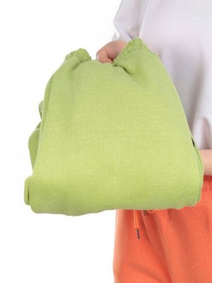 07 GREEN Брюки спортивные женские на флисе (100% хлопок) 7986