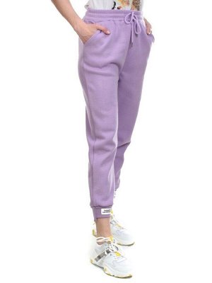 05 LILAC Брюки спортивные женские на флисе (100% хлопок) 7986
